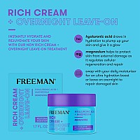 Freeman Restorative Moisturizing Repairing Rich Cream Overnight Leaveon Treatment For Dull Tired Skin Infused With Magn