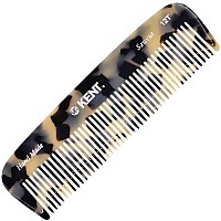 Kent Handmade Wide Tooth Comb Hair Detangling Comb Cellulose Acetate 57 White Tokyo Unisex For Thick Curly And Wavy Ha