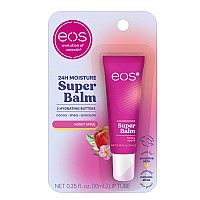 Eos 24H Moisture Super Balm Honey Apple Lip Mask Day Or Night Lip Treatment Made For Sensitive Skin 035 Fl Oz