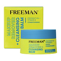 Freeman Restorative Makeup Remover Cleansing Balm Moisturizing Conditioning Coconut Oil Vitamin E Lightweight Formula G