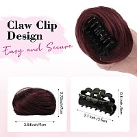 Reecho 2 Pcs Mini Claw Clip In Messy Cat Ears Hair Bun Extensions Hb001 Wig Accessory Updo Hairpieces For Women Girls Pack Of