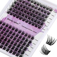 Lash Clusters Individual Lashes Cd Curl Cluster Lash Extensions Widestem Eyelashes Cluster 1216Mm Thin Band Cluster Lashes So