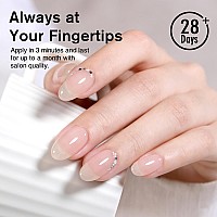 Beautpal Nude Gel Polish Jelly Gel Nail Polish Nude Pink Translucent Soak Off Uv Gel Polish Neutral Color Nail Gel Polish For