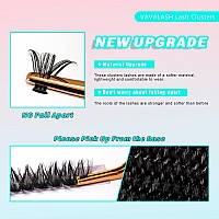 Vavalash 120 Pcs Individual Cluster Lashes Extensions Diy Eyelash Extension 10D 20D 30D 40D 50D Light And Soft False Lash Cluste