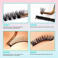 Vavalash 120 Pcs Individual Cluster Lashes Extensions Diy Eyelash Extension 10D 20D 30D 40D 50D Light And Soft False Lash Cluste