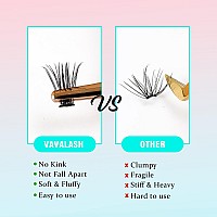 Vavalash 120 Pcs Individual Cluster Lashes Extensions Diy Eyelash Extension 10D 20D 30D 40D 50D Light And Soft False Lash Cluste