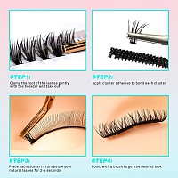 Vavalash 120 Pcs Individual Cluster Lashes Extensions Diy Eyelash Extension 10D 20D 30D 40D 50D Light And Soft False Lash Cluste