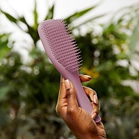 Tangle Teezer The Ultimate Detangler Plant Brush, Dry and Wet Hair Brush Detangler for All Hair Types, Earthy Purple