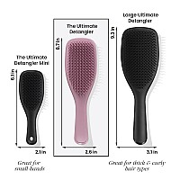 Tangle Teezer The Ultimate Detangler Plant Brush, Dry and Wet Hair Brush Detangler for All Hair Types, Earthy Purple