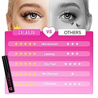 Calailis Lash Glue Cluster Lash Glue Strong Hold 48 Hours Lash Cluster Glue For Lash Clusters Waterproof Nonirritating Lash Bo