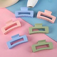 Loanzeg 6Pcs Bridesmaid Proposal Gifts 41 Inch Square Set Of 6 Bachelorette Hair Claw Clips Ideas Bridal Shower Gift For Weddin