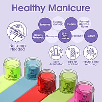 Rosalind 29Pcs Dip Nails Powder Starter Kit 20 Color Dip Powder Nail Kit Red Purple Green Glow In The Dark Nail Dip Powder Colo