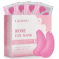 Eye Mask 15 Pairs Rose Under Eye Patches Skin Care Products Eye Masks Skincare For Dark Circles And Puffiness Reduce Wrinkl