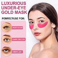 Eye Mask 15 Pairs Rose Under Eye Patches Skin Care Products Eye Masks Skincare For Dark Circles And Puffiness Reduce Wrinkl