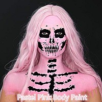 Go Ho Pastel Pink Body Paint Washable237 Oz70 Mlwater Based Cream Pastel Pink Face Body Paint For Sfx Cosplay Costumes Fest