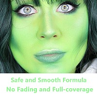 Go Ho Pastel Green Body Paint Washable237 Oz70 Mlwater Based Cream Pastel Green Face Body Paint For Sfx Cosplay Costumes Fe