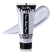 Go Ho Metallic Silver Body Paint Washable237 Ozwater Based Cream Silver Face Body Paintfull Professional Silver Face Paint