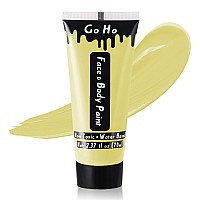 Go Ho Pastel Yellow Body Paint Washable237 Oz70 Mlwater Based Cream Pastel Yellow Face Body Paint For Sfx Cosplay Costumes