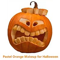 Go Ho Pastel Orange Body Paint Washable237 Oz70 Mlwater Based Cream Pastel Orange Face Body Paint For Sfx Cosplay Costumes