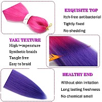 Pre Stretched Braiding Hair Extensions 30 Inch 6 Packs Crochet Twist Braids Hair High Temperature Synthetic Fiber Braid Hair Hot