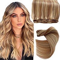 Sew In Bundles Human Hair Hand Tied Weft Hair Extensions Golden Brown To Bleach Blonde Sew In Hair Extensions Real Human Hair S