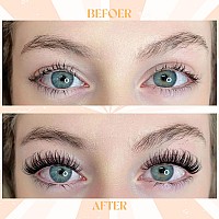 False Lashes Natural Look Fluffy Eyelashes 14Mm Dd Curl Fake Eyelashes Strip Lashes That Look Like Extensions Volume Cat Eye Las