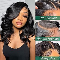 Douyin Bob Wig Human Hair 13X4 Frontal Lace Wig Body Wave Hd Lace Front Wigs Human Hair Pre Plucked Glueless Bob Wigs For Women