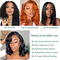 Douyin Bob Wig Human Hair 13X4 Frontal Lace Wig Body Wave Hd Lace Front Wigs Human Hair Pre Plucked Glueless Bob Wigs For Women