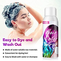 Onetime Use Red Temporary Hair Color Spray For Crazy Hair Day Christmas Party Cosplay 1Day Washable Sprayon 100Ml