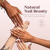 Rosalind Rosy Nude Coffin Nail Tips 200 Pcs Nude Matte Medium Coffin Nail Tips Full Cover Acrylic Nail Tips Nude Precolored F