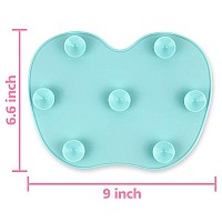 Ranphykx Silicon Makeup Brush Cleaning Mat Makeup Brush Cleaner Pad Cosmetic Brush Cleaning Mat Portable Washing Tool Scrubber W