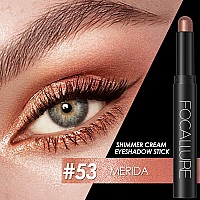 Focallure Shimmer And Matte Cream Eyeshadow Sticksmooth Brilliant Eye Brightener Pencil For Womenlong Lasting Waterproof Eye S