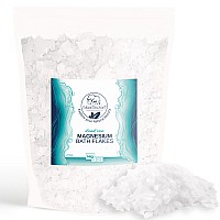 Natural Elephant Dead Sea Magnesium Bath Flakes 2 Lb Bag 32 Oz Pure Magnesium Chloride Soak For Body And Foot Ideal For