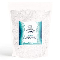 Natural Elephant Dead Sea Magnesium Bath Flakes 2 Lb Bag 32 Oz Pure Magnesium Chloride Soak For Body And Foot Ideal For