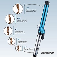 Babylisspro Nano Titanium Professional 15 Curling Iron With Extended Barrel Perfect For Longer Hair