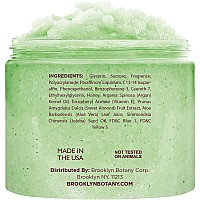 Brooklyn Botany Green Tea Honey Sugar Scrub For Body 20 Oz Deeply Hydrating And Gently Exfoliating Body Scrub For Women And Me