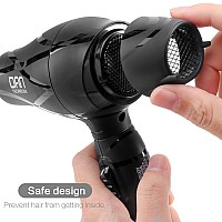 Dan Technology Lightweight Travel Hair Dryerportable Mini Blow Dryer With Concentratordiffuser With Nozzle Attachment Ceramic