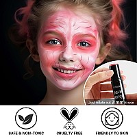 Bobisuka Eye Black Sticks For Sports Pink Face Body Paint Stick Water Based Face Painting Kit Cream Blendable Quick Drying Found