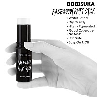 Bobisuka White Face Body Paint Stick Eye Black Sticks For Football Baseball Softball Water Based Face Painting Kit Quick Drying