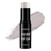 Bobisuka Light Gray Face Body Paint Water Based Grey Face Paints Sticks Cream Blendable Face Painting Kit Quick Drying Foundatio