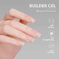 Gaoy Builder Gel For Nails 16Ml Nail Strengthener In A Bottle Nail Extension Hard Gel Soak Off Long Lasting Uv Gel 1961 Nude