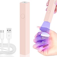 Diesisa Mini Nail Uv Light For Gel Nails Handheld Uv Light For Nailsusb Mini Gel Lamp For Fast Curing Uv Nail Light Portable