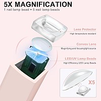 Diesisa Mini Nail Uv Light For Gel Nails Handheld Uv Light For Nailsusb Mini Gel Lamp For Fast Curing Uv Nail Light Portable