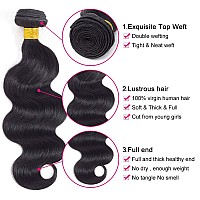 Cepeen 10A Brazilian Body Wave Bundles Human Hair 20 22 24 Inch 100 Unprocessed Human Hair 3 Bundles Body Wave Remy Virgin Hair