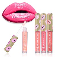 Nicole Miller Lip Gloss Collection 4 Count Pack Of 1 Better Not Pout Pink