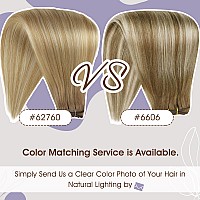 Full Shine Sew In Hair Extensions Real Human Hair Blonde Hair Extensions Sew In Extensions Color Chestnut Brown To Honey Blonde