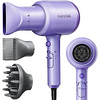 Wavytalk Ionic Blow Dryer With Diffuser Professional 1875W Hair Dryer For Women Constant Temperature Comb For Fasting Drying