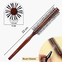 Bestool Small Brush For Short And Medium Hair Blow Drying Mens Beard Styling Professional Smoothing And Curling Brush Reddi