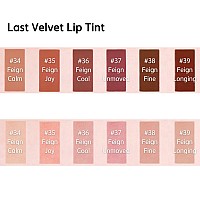 Bbia Last Velvet Lip Tint Soft Creamy Matte Finish Lip Stain Blur Effect With Velvety Texture Longlasting High Pigment