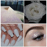 Go Ho Hair And Body Glitter Sprayfestival Glitter Dry Powder Makeup For Clotheswhite Glitter Spray Loose Sparkle Powderhologr